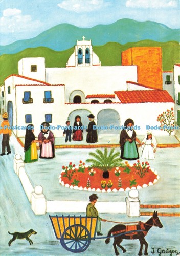 D239547 pintura naif - pintura, comunion