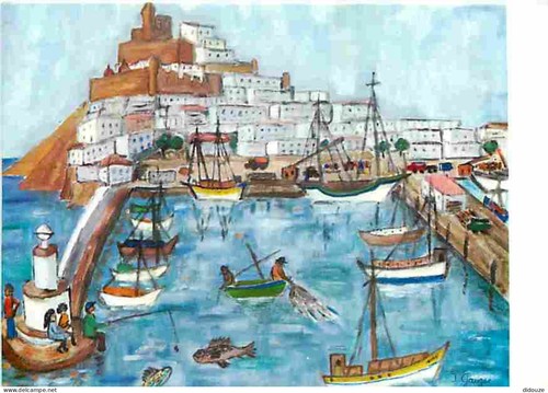 Carte postale art peinture - carte,