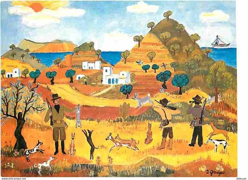 Carte postale art peinture - postale,
