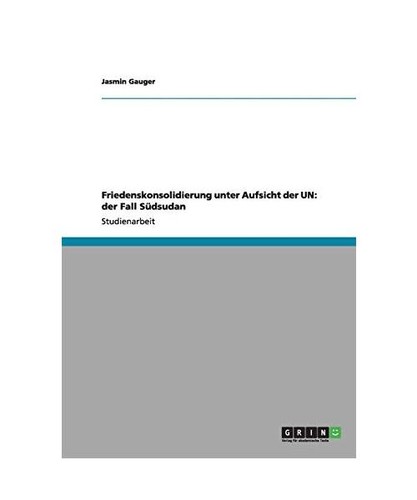 Friedenskonsolidierung unter
