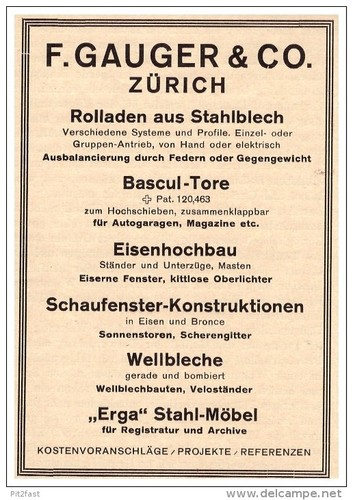 Pubblicità originale 1927 - -,
